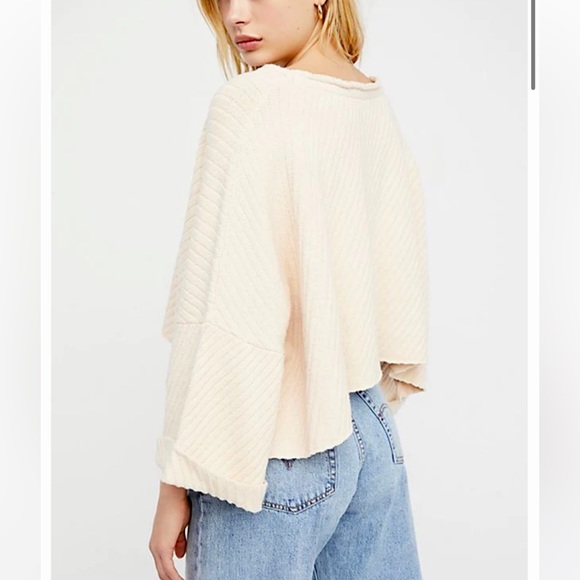 Free People - “I Can't Wait” Ribbed Sweater XS - Picture 2 of 6